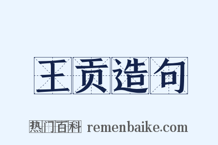 王贡造句是什么意思的图片